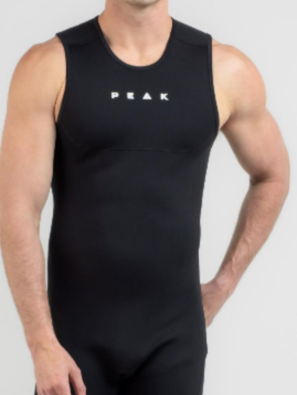Peak Energy Short John Wetsuit Neoprene Black Size XL